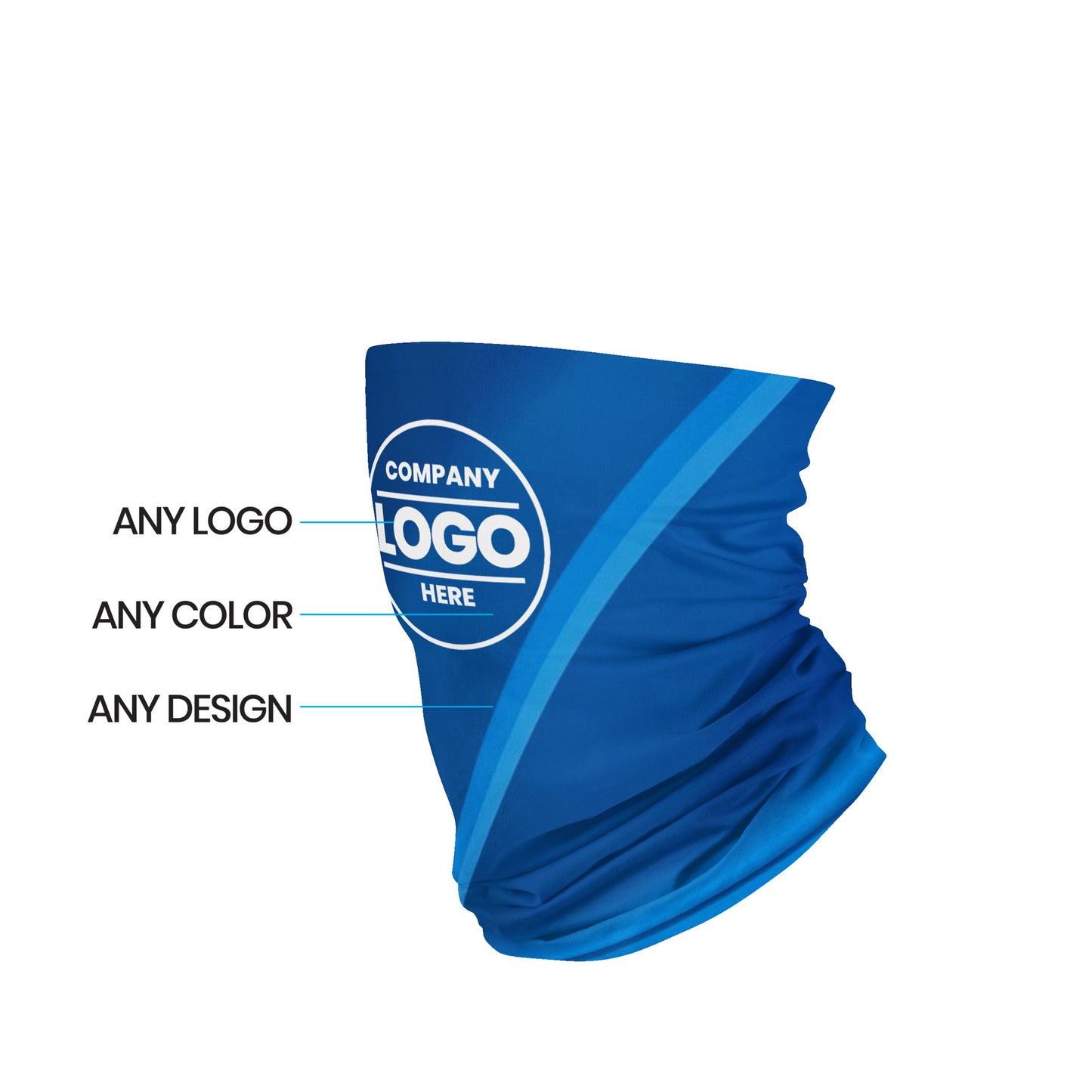 Custom Company Logo Gaiter (multi-pack)