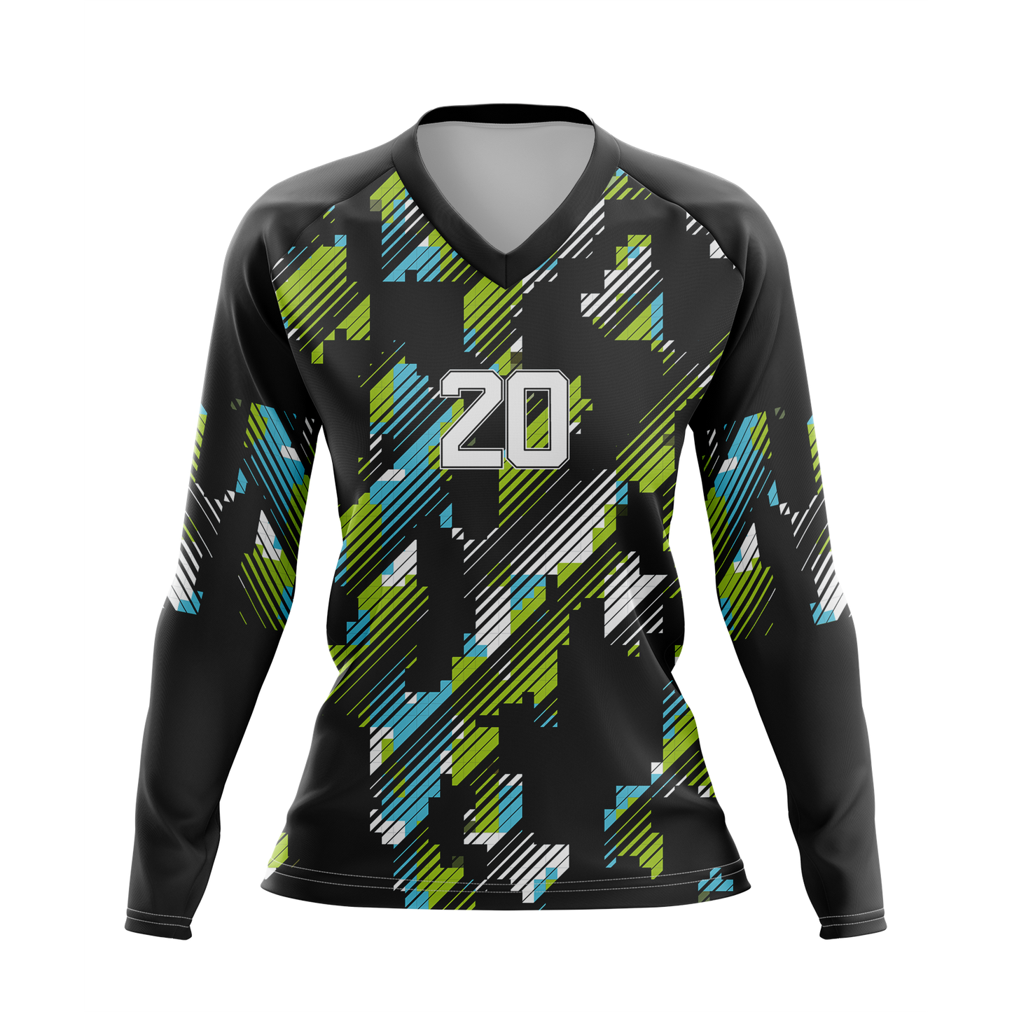 Custom Long Sleeve Women's Volleyball Jerseys